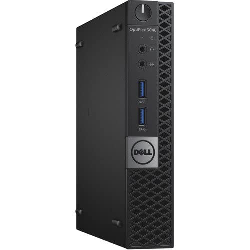 (Refurbished) Dell OptiPlex Tiny Desktop (Intel i3 | WiFi | Windows 11 Pro| MS Office| VGA),Black